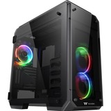 Thermaltake View 71 Tempered Glass RGB Edition Full Tower Negro, Caja de torre grande negro, Full Tower, PC, Negro, ATX, EATX, micro ATX, Mini-ITX, SPCC, Vidrio templado, Multi