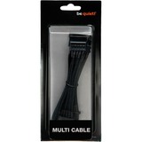 be quiet! CM-30750 0,7 m, Cable negro, 0,7 m, SATA de 15 pines, Molex (4-pin), Negro, Dark Power Pro 8- , Straight Power E9- , Pure Power L8- / Power Zone, 86 mm