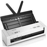 Brother ADS-1200 escaner Escáner con alimentador automático de documentos (ADF) 600 x 600 DPI A4 Negro, Blanco, Escáner de alimentación de hojas gris/Negro, 215 x 863 mm, 600 x 600 DPI, 1200 x 1200 DPI, 48 bit, 24 bit, 25 ppm