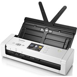 Brother ADS-1700W escaner Escáner con alimentador automático de documentos (ADF) 600 x 600 DPI A4 Negro, Blanco, Escáner de alimentación de hojas gris claro/Negro, 215,9 x 863 mm, 600 x 600 DPI, 1200 x 1200 DPI, 48 bit, 24 bit, 25 ppm