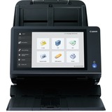 Canon Scanfront 400, Escáner de alimentación de hojas negro, 216 x 356 mm, 600 x 600 DPI, 45 ppm, 45 ppm, Escáner con alimentador automático de documentos (ADF), Negro, Blanco