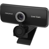 Creative Live! Cam Sync 1080p cámara web 2 MP 1920 x 1080 Pixeles USB 2.0 Negro, Webcam negro, 2 MP, 1920 x 1080 Pixeles, 30 pps, 1280x720@30fps,1920x1080@30fps, 720p,1080p, BMP,JPG