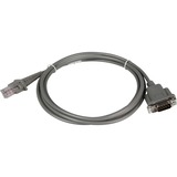 Datalogic Wand Emulation, 9P, Male, Straight, CAB-323, Cable 9P, Male, Straight, CAB-323, Macho/Macho, 2 m