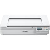 Epson WorkForce DS-50000N, Escáner plano blanco/Gris, 600 x 600 DPI, 16 bit, 48 bit, 4 seg/página, Escáner de cama plana, Blanco