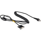 Honeywell CBL-020-300-C00 cable de serie Negro 3 m RS232 DB9 Negro, 3 m, RS232, DB9, Macho, Hembra