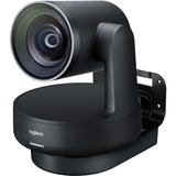 Logitech 960-001224 sistema de video conferencia 16 personas(s) Ethernet Sistema de vídeoconferencia en grupo, Webcam negro/Gris, Sistema de vídeoconferencia en grupo, 4K Ultra HD, 60 pps, 90°, 15x, Negro