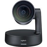 Logitech 960-001227 sistema de video conferencia, Webcam negro/Gris, 60 pps, 90°, 15x, Negro