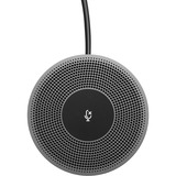 Logitech 989-000405 micrófono Gris Micrófono para conferencias negro, Micrófono para conferencias, Alámbrico, Gris, 6 m, Logitech MeetUp, 13,4 mm