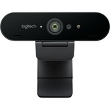 Logitech BRIO ULTRA HD PRO BUSINESS WEBCAM negro, 13 MP, 4096 x 2160 Pixeles, Full HD, 90 pps, 1280x720@30fps, 1280x720@60fps, 1920x1080@30fps, 1920x1080@60fps, 720p, 1080p, 2160p