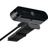 Logitech BRIO ULTRA HD PRO BUSINESS WEBCAM cámara web 4096 x 2160 Pixeles USB 3.2 Gen 1 (3.1 Gen 1) Negro negro, 4096 x 2160 Pixeles, 90 pps, 1280x720@30fps,1280x720@60fps,1920x1080@30fps,1920x1080@60fps, 720p,1080p,2160p, 5x, 90°