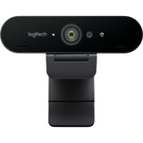 Logitech Brio cámara web 13 MP 4096 x 2160 Pixeles USB 3.2 Gen 1 (3.1 Gen 1) Negro, Webcam negro, 13 MP, 4096 x 2160 Pixeles, Full HD, 90 pps, 1280x720@30fps, 1280x720@60fps, 1920x1080@30fps, 1920x1080@60fps, 720p, 1080p, 2160p