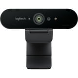 Logitech Brio cámara web 13 MP 4096 x 2160 Pixeles USB 3.2 Gen 1 (3.1 Gen 1) Negro, Webcam negro, 13 MP, 4096 x 2160 Pixeles, Full HD, 90 pps, 1280x720@30fps, 1280x720@60fps, 1920x1080@30fps, 1920x1080@60fps, 720p, 1080p, 2160p