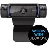 Logitech C920 Pro HD cámara web 3 MP 1920 x 1080 Pixeles USB Negro, Webcam negro, 3 MP, 1920 x 1080 Pixeles, Full HD, 30 pps, 720p, 1080p, H.264