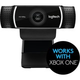 Logitech C922 Pro Stream Webcam cámara web 1920 x 1080 Pixeles USB Negro negro, 1920 x 1080 Pixeles, 60 pps, 1280x720@60fps,1920x1080@30fps, 720p,1080p, H.264, USB