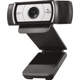Logitech C930e Cámaras web, Webcam negro/Plateado, 1920 x 1080 Pixeles, Full HD, 30 pps, 1280x720@30fps, 1920x1080@30fps, 720p, 1080p, 4x