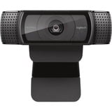 Logitech Hd Pro C920 cámara web 3 MP 1920 x 1080 Pixeles USB 2.0 Negro, Webcam negro, 3 MP, 1920 x 1080 Pixeles, Full HD, 30 pps, 720p, 1080p, H.264