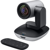 Logitech PTZ Pro 2 Negro, Gris 30 pps, Webcam negro/Plateado, Full HD, 30 pps, 90°, 10x, Negro, Gris