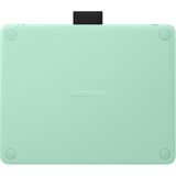 Wacom Intuos S tableta digitalizadora Negro, Verde 2540 líneas por pulgada 152 x 95 mm USB/Bluetooth, Tableta gráfica verde claro, Inalámbrico y alámbrico, 2540 líneas por pulgada, 152 x 95 mm, USB/Bluetooth, 7 mm, Pluma