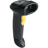 Zebra LS2208-SR20007R-UR escaner, Escáner de código de barras negro, 7 ft Black, 1D, Laser, UPC/EAN UPC/EAN with Supplementals UCC/EAN 128 Code 39 Code 39 Full ASCII Code 39 TriOptic Code..., 100 seg/página, RS-232, RS-485, Interfaz de teclado, USB, 2,1 m