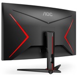 AOC G2 C32G2ZE/BK pantalla para PC 80 cm (31.5") 1920 x 1080 Pixeles Full HD LED Negro, Rojo, Monitor de gaming negro/Rojo, 80 cm (31.5"), 1920 x 1080 Pixeles, Full HD, LED, 1 ms, Negro, Rojo