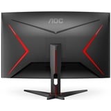 AOC G2 C32G2ZE/BK pantalla para PC 80 cm (31.5") 1920 x 1080 Pixeles Full HD LED Negro, Rojo, Monitor de gaming negro/Rojo, 80 cm (31.5"), 1920 x 1080 Pixeles, Full HD, LED, 1 ms, Negro, Rojo