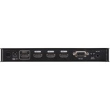 ATEN Switch HDMI True 4K de 4 puertos, Conmutador HDMI negro, HDMI, Metal, Negro, 60 Hz, 3 m, 18 Gbit/s