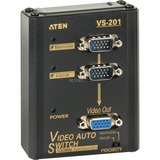 ATEN VS201 interruptor de video VGA, Interruptor/Conmutador VGA, 1920 x 1440, 100 MHz, 1920 x 1440 Pixeles, 200 g, 98 x 104 x 24 mm