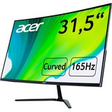 Acer ED320QR P 80 cm (31.5") 1920 x 1080 Pixeles Full HD LED Negro, Monitor de gaming negro, 80 cm (31.5"), 1920 x 1080 Pixeles, Full HD, LED, 5 ms, Negro