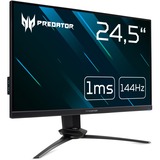 Acer Predator UM.KX3EE.P08 LED display 62,2 cm (24.5") 1920 x 1080 Pixeles Full HD IPS Negro, Monitor de gaming negro, 62,2 cm (24.5"), 1920 x 1080 Pixeles, Full HD, IPS, 2 ms, Negro