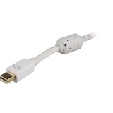 DeLOCK 62612 adaptador de cable de vídeo 0,2 m Mini DisplayPort HDMI tipo A (Estándar) Blanco blanco, 0,2 m, Mini DisplayPort, HDMI tipo A (Estándar), Macho, Hembra, Oro