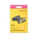 DeLOCK 63313 cambiador de género para cable 1 x DVI 24+1 1 x DVI 24+5 Negro, Adaptador negro, 1 x DVI 24+1, 1 x DVI 24+5, Negro