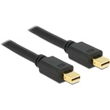 DeLOCK 83474 cable DisplayPort 1,5 m Mini DisplayPort Negro negro, 1,5 m, Mini DisplayPort, Mini DisplayPort, Macho, Macho, 3840 x 2160 Pixeles