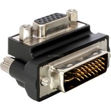 DeLOCK VGA Adapter DVI-I 15-pin FM VGA Negro, Adaptador DVI-I, 15-pin FM VGA, Negro