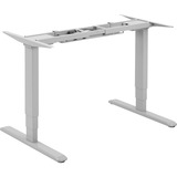 Digitus Bastidor de mesa eléctrico de altura regulable, Soporte gris/Plateado, Parte superior de mesa, Gris, 1700 mm, 700 mm, 1280 mm, 3,23 kg