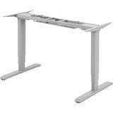 Digitus Bastidor de mesa eléctrico de altura regulable, Soporte gris/Plateado, Parte superior de mesa, Gris, 1700 mm, 700 mm, 1280 mm, 3,23 kg