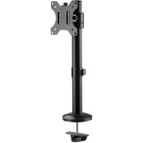 Digitus Columna de soporte para monitor universal sencilla, Soporte de monitor negro, Abrazadera, 8 kg, 38,1 cm (15"), 81,3 cm (32"), 100 x 100 mm, Negro