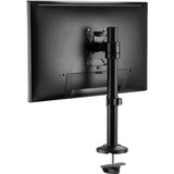Digitus Columna de soporte para monitor universal sencilla, Soporte de monitor negro, Abrazadera, 8 kg, 38,1 cm (15"), 81,3 cm (32"), 100 x 100 mm, Negro