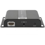 Digitus DS-55125 extensor audio/video Receptor AV Negro, Alargador de HDMI negro, 3840 x 2160 Pixeles, Receptor AV, 120 m, Alámbrico, Negro