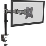 Digitus Soporte de abrazadera de monitor individual universal, Soporte de monitor negro, Abrazadera, 8 kg, 38,1 cm (15"), 68,6 cm (27"), 100 x 100 mm, Negro