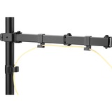 Digitus Soporte de monitor universal sencillo con fijación a presión negro, Abrazadera, 8 kg, 38,1 cm (15"), 81,3 cm (32"), 100 x 100 mm, Negro