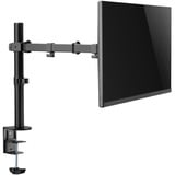 Digitus Soporte de monitor universal sencillo con fijación a presión negro, Abrazadera, 8 kg, 38,1 cm (15"), 81,3 cm (32"), 100 x 100 mm, Negro