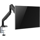 Digitus Soporte de monitor universal sencillo con muelle neumático y fijación a presión negro, Abrazadera, 9 kg, 38,1 cm (15"), 81,3 cm (32"), 100 x 100 mm, Negro