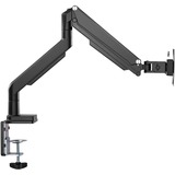 Digitus Soporte de monitor universal sencillo con muelle neumático y fijación a presión negro, Abrazadera, 9 kg, 38,1 cm (15"), 81,3 cm (32"), 100 x 100 mm, Negro