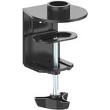 Digitus Soporte universal cuádruple para monitor con montaje de pie/abrazadera, Soporte de monitor negro (mate), Abrazadera, 8 kg, 38,1 cm (15"), 68,6 cm (27"), 100 x 100 mm, Negro