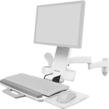 Ergotron 200 Series Combo Arm 61 cm (24") Blanco Pared, Soporte de pared blanco, 8,2 kg, 61 cm (24"), 75 x 75 mm, 100 x 100 mm, Blanco