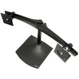 Ergotron DS Series DS100 Dual Monitor Desk Stand, Horizontal 61 cm (24") Negro Escritorio, Soporte de pie negro, Horizontal, 14 kg, 61 cm (24"), 75 x 75 mm, 100 x 100 mm, Negro