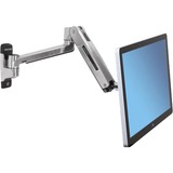 Ergotron LX HD Sit-Stand 116,8 cm (46") Plata Pared, Soporte de pared aluminio, 13,6 kg, 116,8 cm (46"), 75 x 75 mm, 400 x 400 mm, Plata