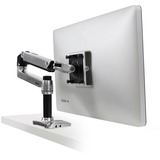 Ergotron LX Series Desk Mount LCD Arm 86,4 cm (34") Negro Escritorio, Soporte de monitor plateado, 11,3 kg, 86,4 cm (34"), 75 x 75 mm, 100 x 100 mm, Negro
