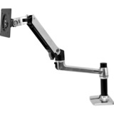 Ergotron LX Series Desk Mount LCD Arm 86,4 cm (34") Negro, Soporte de monitor plateado, 11,3 kg, 86,4 cm (34"), 75 x 75 mm, 100 x 100 mm, Negro