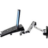 Ergotron LX Series LX Wall Mount LCD Arm 86,4 cm (34") Aluminio Pared, Soporte de pared plateado, 11,3 kg, 86,4 cm (34"), 75 x 75 mm, 100 x 100 mm, Aluminio